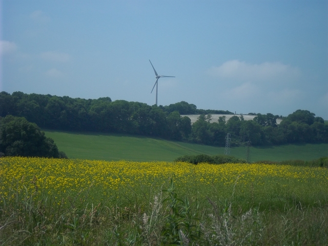 distant wind turbine